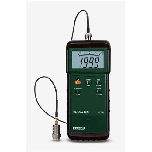 Extech 407860 Heavy Duty Vibration Meter with PC Interface