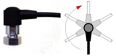 CMCP1100SR Revolution Series Swivel Mount Accelerometer with Integral Cable