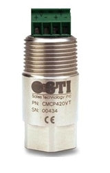 Loop powered vibration transmitter
