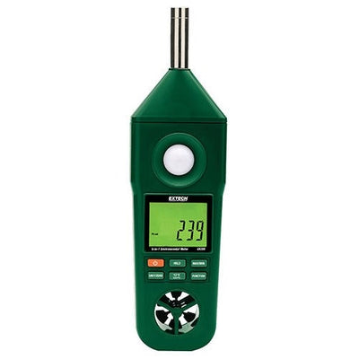 Hygro-Thermo-Anemometer-Light-Sound Meter