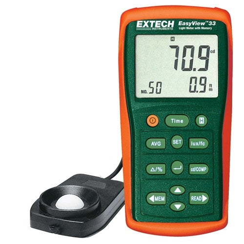 EA33 EasyView Light Meter with Memory