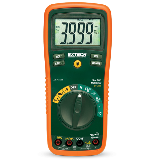 Extech EX430A True RMS Autoranging Multimeter | Reliability Direct ...
