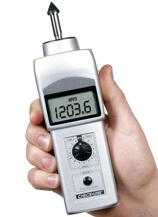 Checkline DT-105A & DT-107A Digital Contact Tachometers